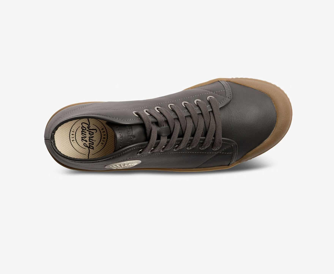 Spring Court B2 SHEEPSKIN Men's Trainers Dark Grey | South Africa-31UTRJYZO